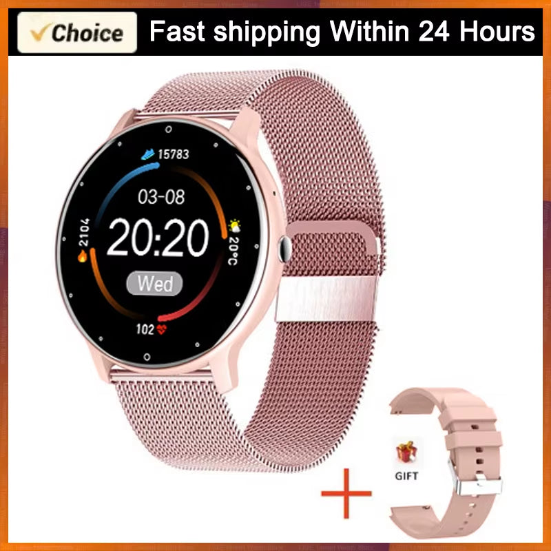 2025 Waterproof Smartwatch for Men and Women with Heart Rate Monitor, Fitness Tracking, and Compatibility with Xiaomi, Android, and iOS