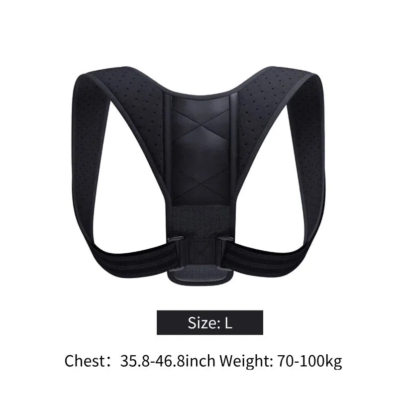 Back Posture Correction Belt for Hunchback Prevention and Improved Sitting Posture - Unisex and Breathable Body Shaping Support