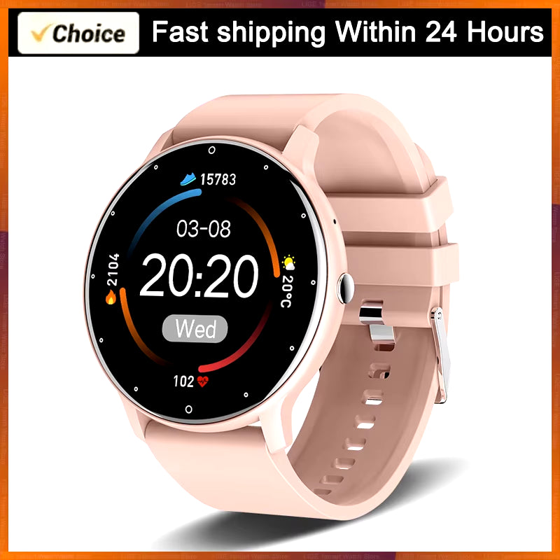 2025 Waterproof Smartwatch for Men and Women with Heart Rate Monitor, Fitness Tracking, and Compatibility with Xiaomi, Android, and iOS