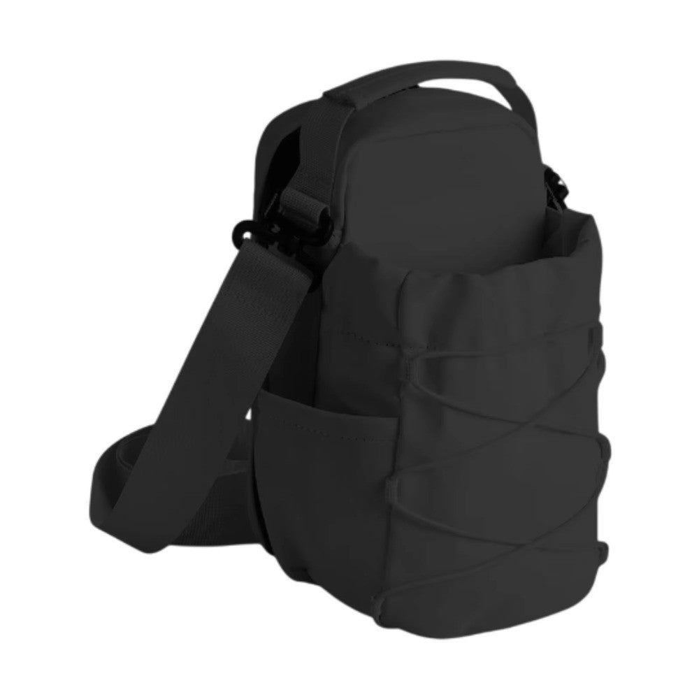 Gym Magnetic Water Bottle Sling Bag Multi-Pocket Adjustable Strap Cup Holder Bag