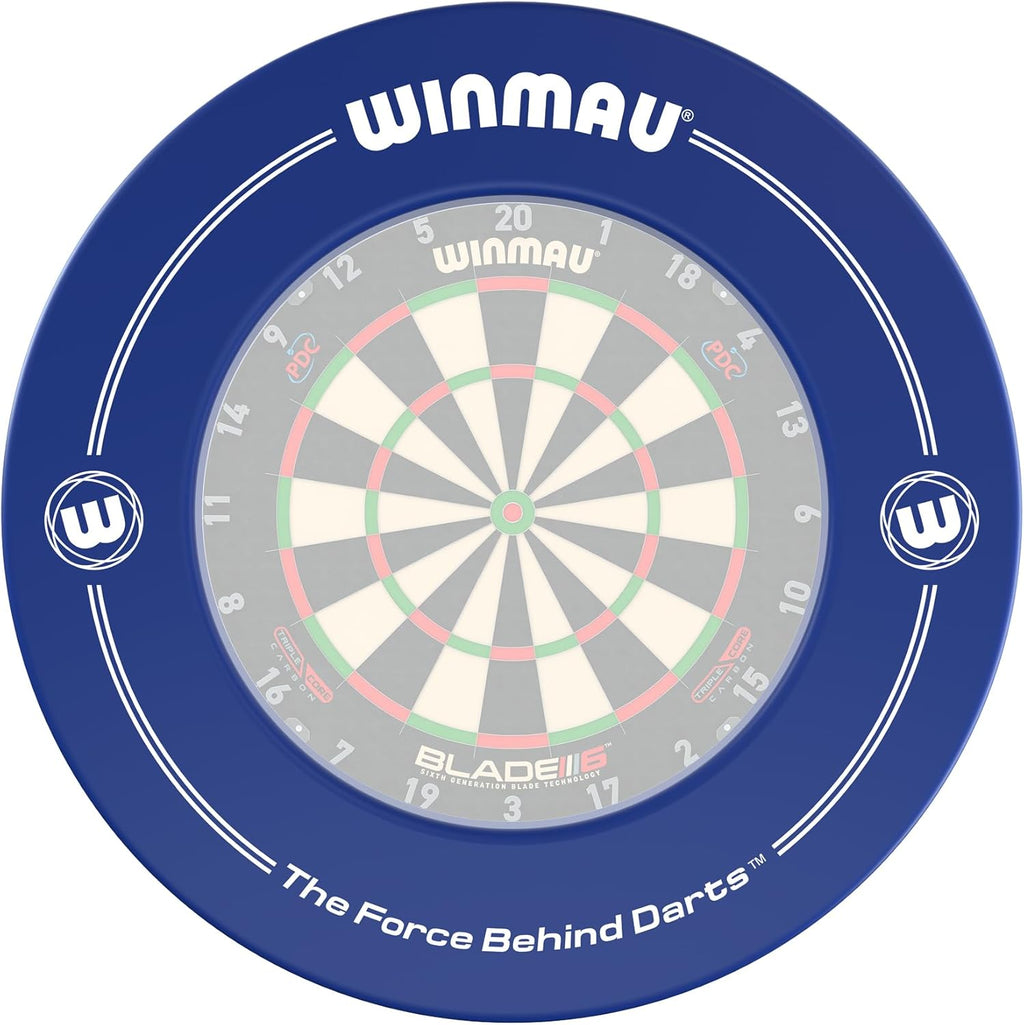 Signature Design Dart Board Surround Ring - Available in Black, White, Red and Blue - Durable Backboard Wall Protector for Dartboards - Professional Darts Accessories