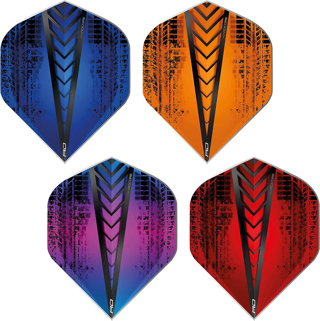 Hardcore Selection Pack Extra Thick Standard Dart Flights
