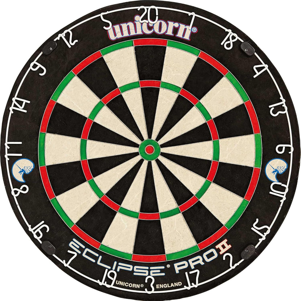 Eclipse Pro Professional Dartboard with Dual Bristle and Premium Sisal, Featuring High-Definition Spider and Thin Wire-Free Design for Adults