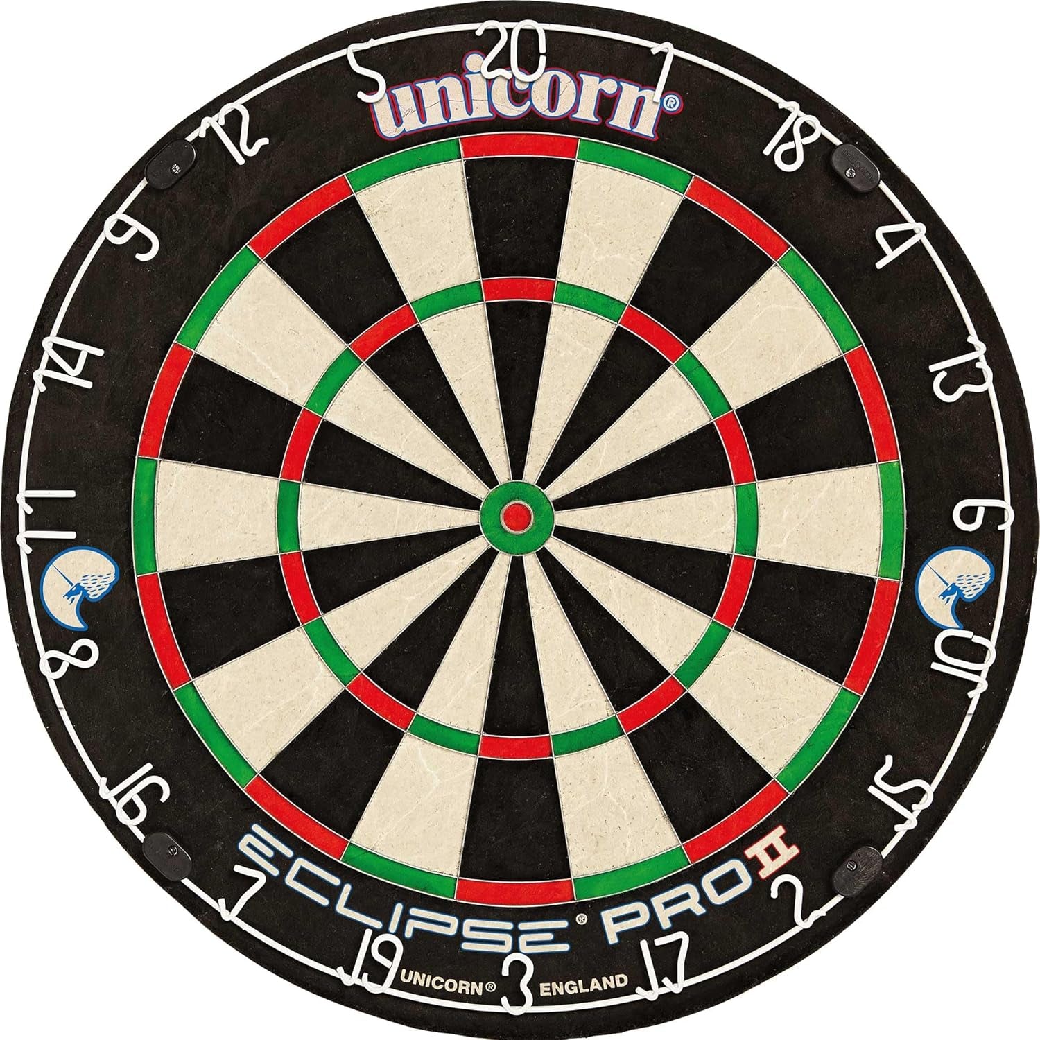 Eclipse Pro Professional Dartboard with Dual Bristle and Premium Sisal, Featuring High-Definition Spider and Thin Wire-Free Design for Adults