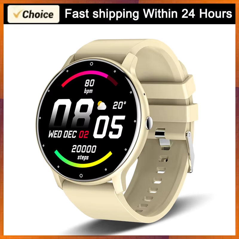 2025 Waterproof Smartwatch for Men and Women with Heart Rate Monitor, Fitness Tracking, and Compatibility with Xiaomi, Android, and iOS