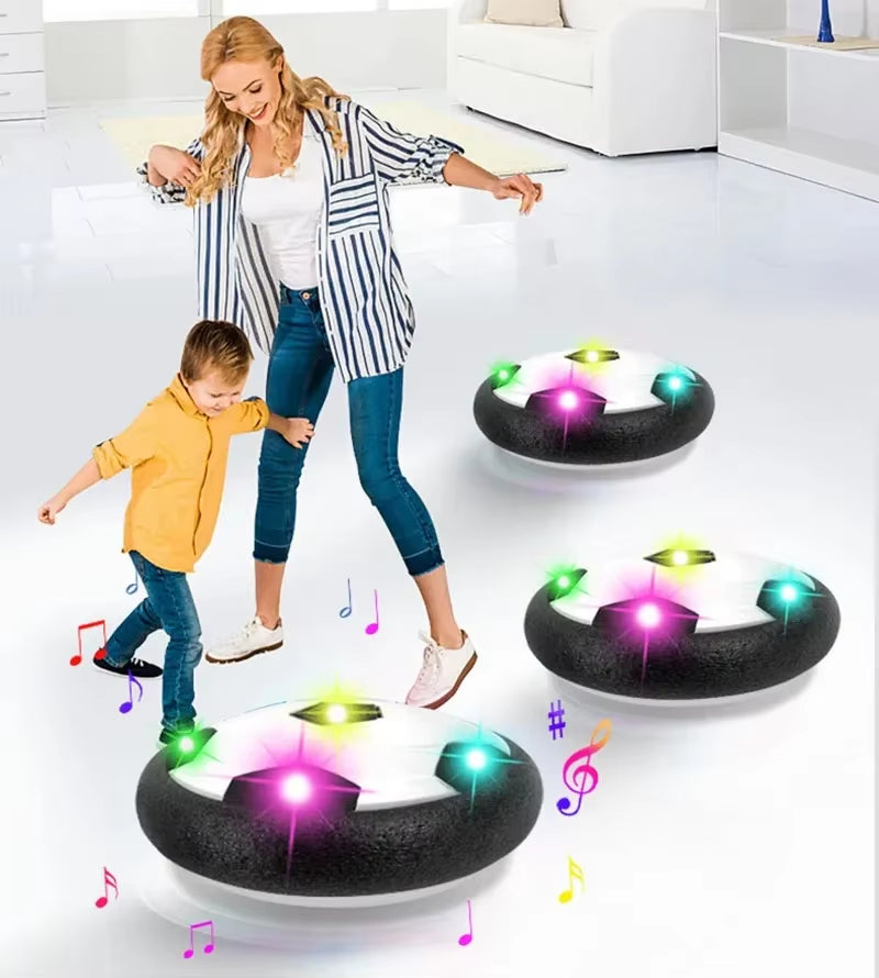 LED Bubble Football Interactive Game for Kids - Musical and Light-Up Indoor Mobile Soccer Toy